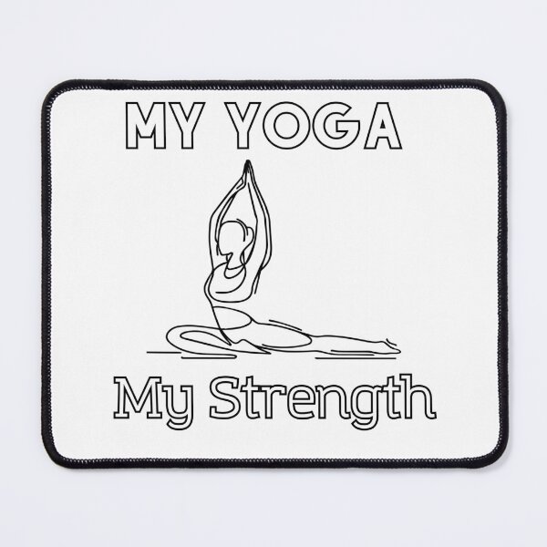 Item preview, Yoga, My Yoga My Strength quote Classic designed and sold by YeniDesignArt.