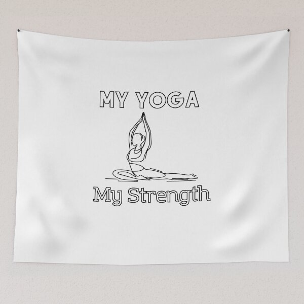 Item preview, Yoga, My Yoga My Strength quote Classic designed and sold by YeniDesignArt.