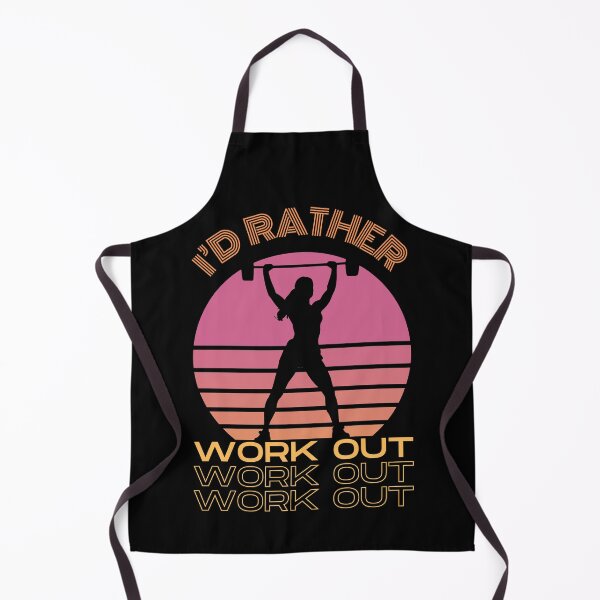 Item preview, I'D RATHER WORK OUT designed and sold by Thehatinthecat.