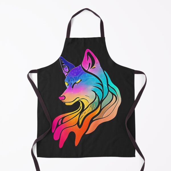 Item preview, Psychedelic Rainbow Wolf designed and sold by Chubuter.