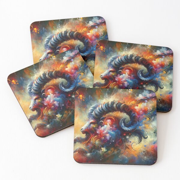 Item preview, Cosmic Aries: The Zodiac's Vivid Dream designed and sold by mahajone.