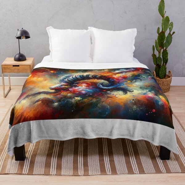 Item preview, Cosmic Aries: The Zodiac's Vivid Dream designed and sold by mahajone.