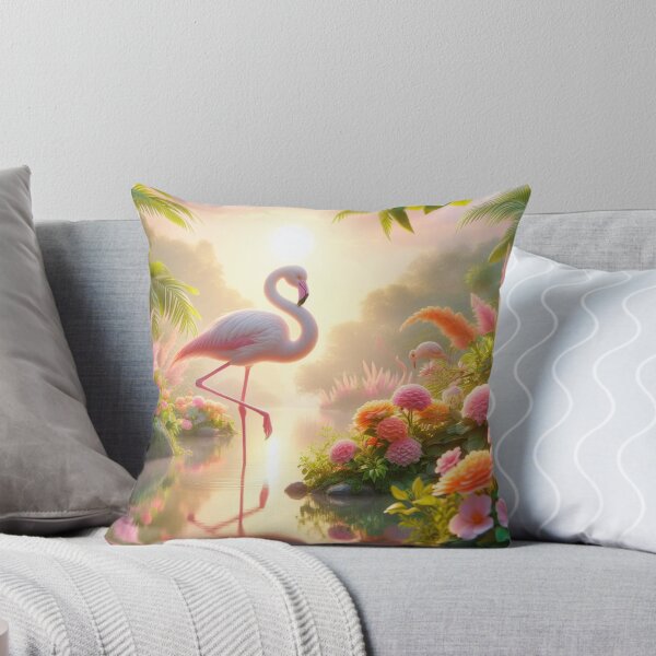 Item preview, Pink Majesty - The Striking Beauty of a Flamingo in Tropical Splendor designed and sold by ProgressMagnet.