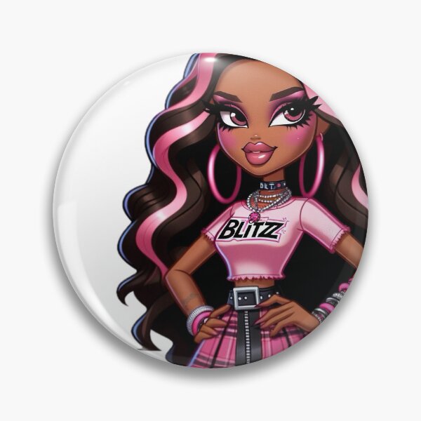 Item preview, Pink baddie WOC designed and sold by satanspawngifts.