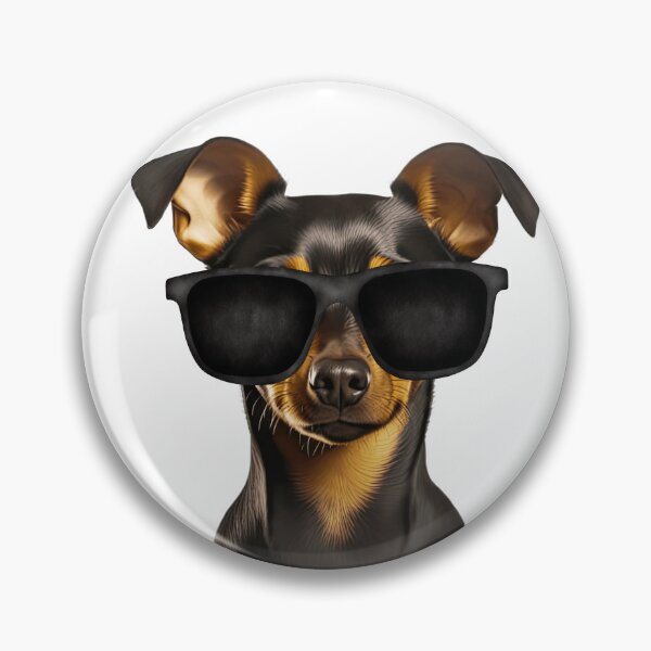 Item preview, Miniature Doberman Pinscher Wearing Sunglasses designed and sold by TheAnimalZ00.