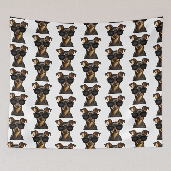 Item preview, Miniature Doberman Pinscher Wearing Sunglasses designed and sold by TheAnimalZ00.
