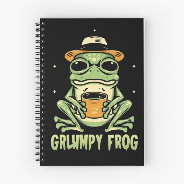 Item preview, Grumpy frog designed and sold by Echo Aesthetics.