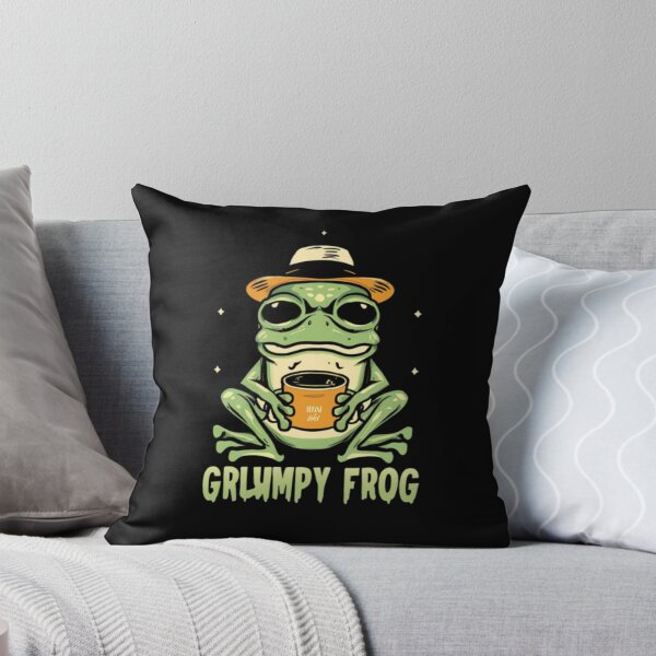 Item preview, Grumpy frog designed and sold by Echo Aesthetics.