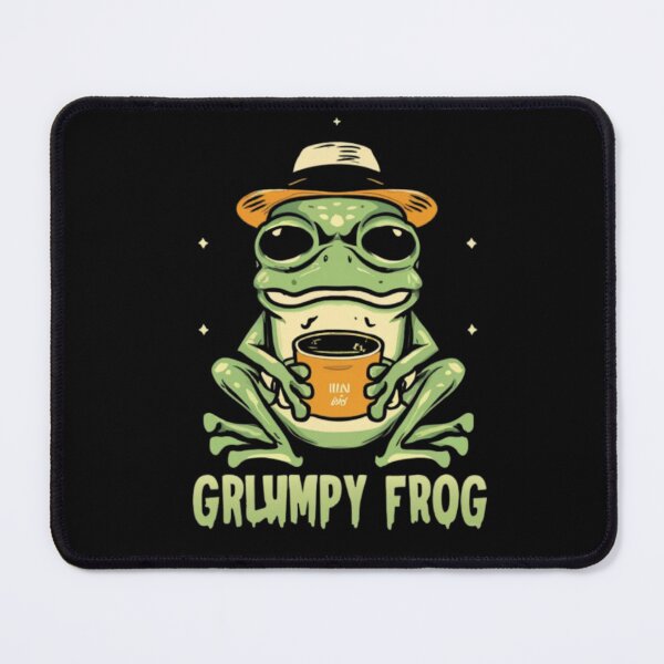 Item preview, Grumpy frog designed and sold by Echo Aesthetics.