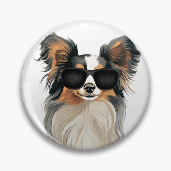 Item preview, Papillon Wearing Sunglasses designed and sold by TheAnimalZ00.
