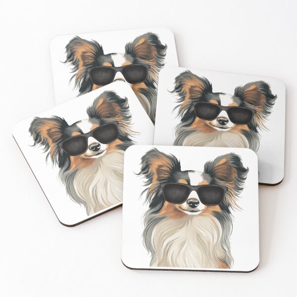 Item preview, Papillon Wearing Sunglasses designed and sold by TheAnimalZ00.