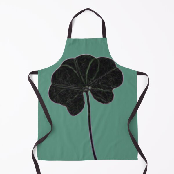 Item preview, Mint Green Black Minimalist Real Five Leaf Clover designed and sold by kattakitty.