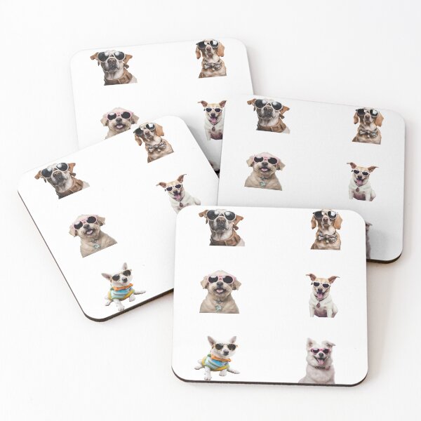 Item preview, Funny Dogs With Sunglasses Sticker Set / T Shirt designed and sold by DiverseDazzle.