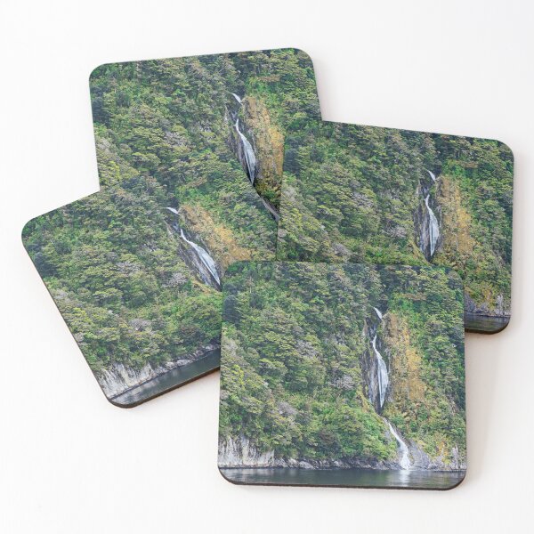 Item preview, Waterfall, Doubtful Sound, Fiordland National Park, New Zealand  designed and sold by Liza Clements Photographic.