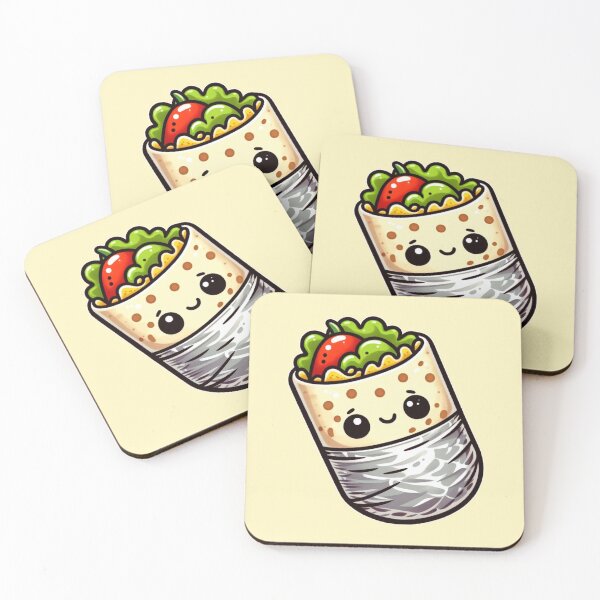 Item preview, Kawaii Foil Wrapped Burrito designed and sold by AmberRoseWrites.