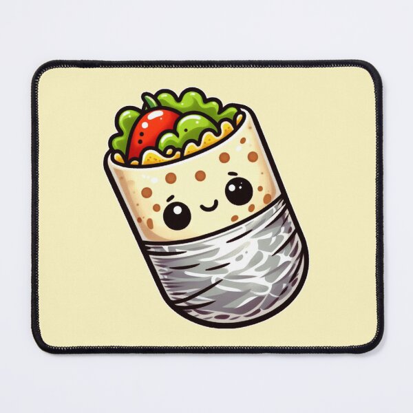 Item preview, Kawaii Foil Wrapped Burrito designed and sold by AmberRoseWrites.
