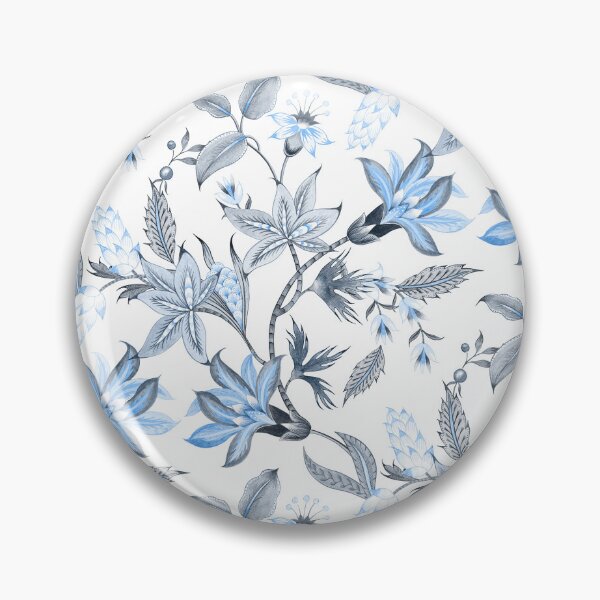 Item preview, White & Blue Toile designed and sold by Fairymeshop.