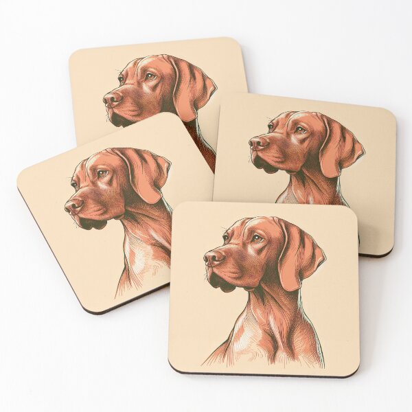 Item preview, Portrait of a Vizsla designed and sold by pixiedustpaint.