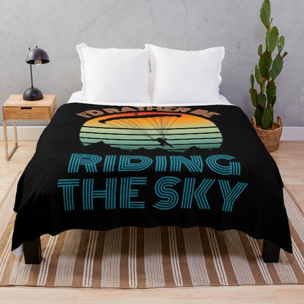 Item preview, I'd Rather Be Riding the Sky, Paragliding  designed and sold by Thehatinthecat.