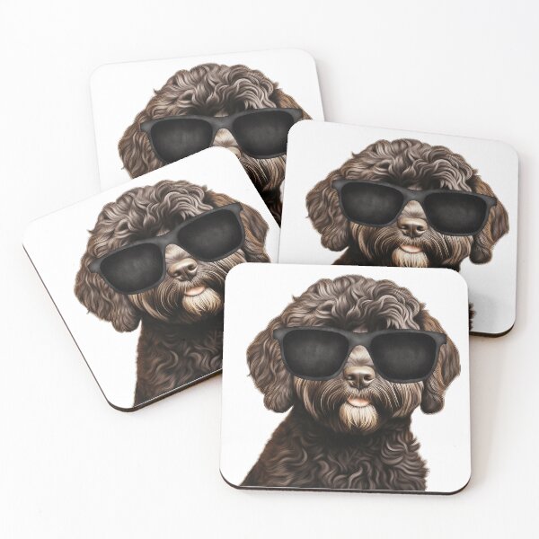 Item preview, Portuguese Water Dog Wearing Sunglasses designed and sold by TheAnimalZ00.