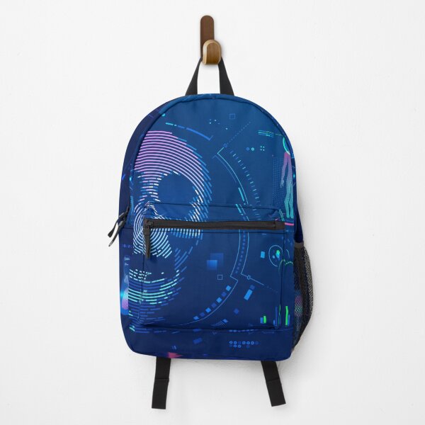 Item preview, cyber biometrics face recognition futuristic interface designed and sold by NiamLab.