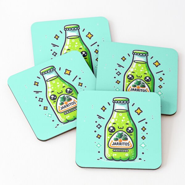 Item preview, Kawaii Grapefruit Jarritos - Mexican Soda designed and sold by AmberRoseWrites.