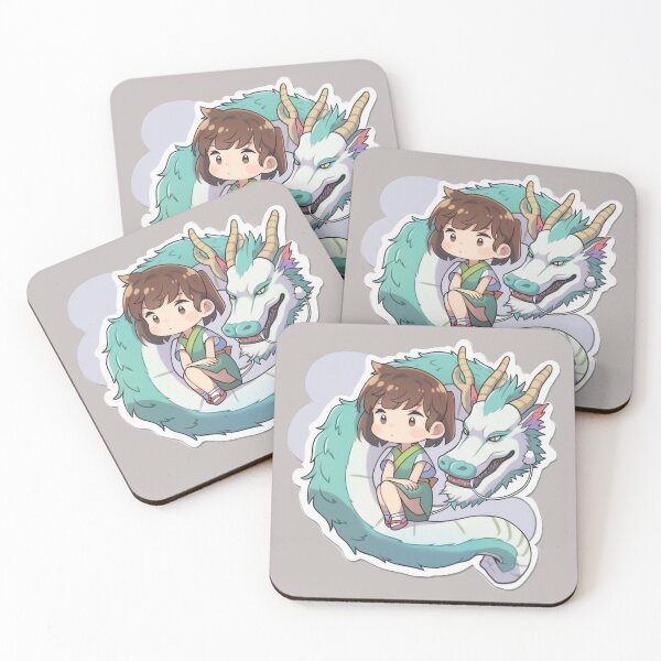 Item preview, chibi japanese animation girl with dragon god designed and sold by letsvg.