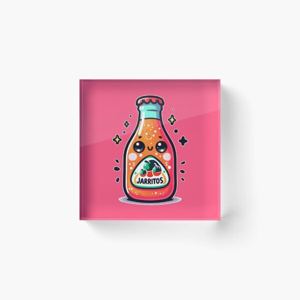 Item preview, Kawaii Tangerine Jarritos - Mexican Soda designed and sold by AmberRoseWrites.