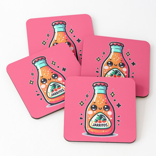 Item preview, Kawaii Tangerine Jarritos - Mexican Soda designed and sold by AmberRoseWrites.