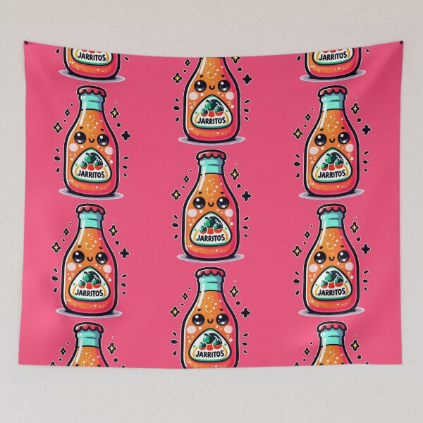 Item preview, Kawaii Tangerine Jarritos - Mexican Soda designed and sold by AmberRoseWrites.