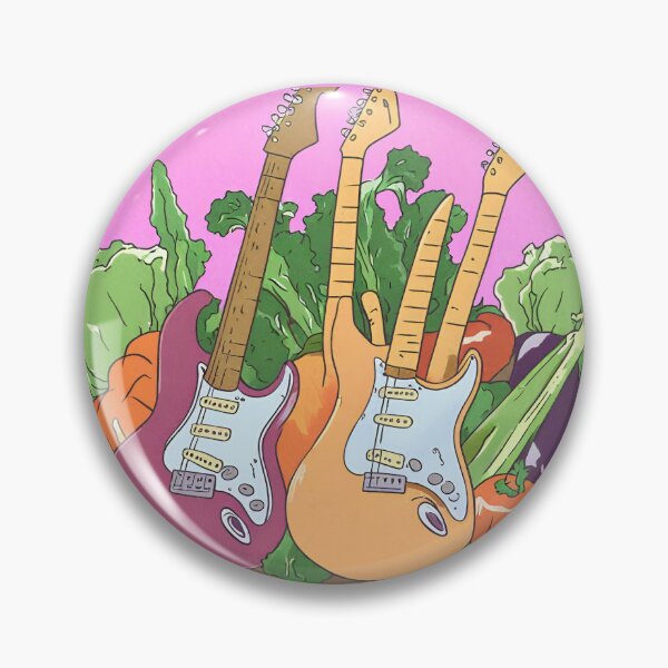 Item preview, Electric guitar Vegetables Garden designed and sold by Artbellachi.