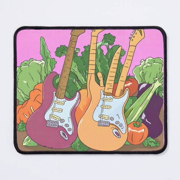 Item preview, Electric guitar Vegetables Garden designed and sold by Artbellachi.