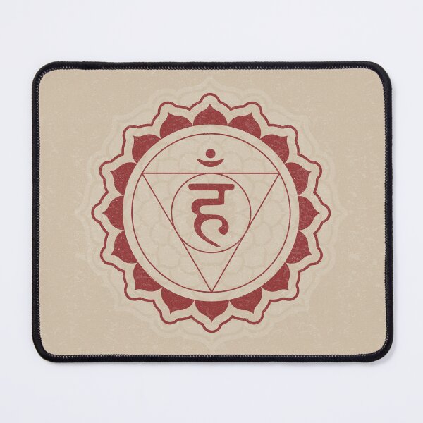Item preview, Throat Chakra Mandala - Dove + Ruby designed and sold by Irene Estelle.