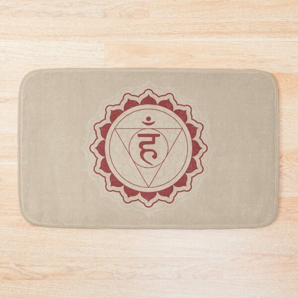 Item preview, Throat Chakra Mandala - Dove + Ruby designed and sold by Irene Estelle.