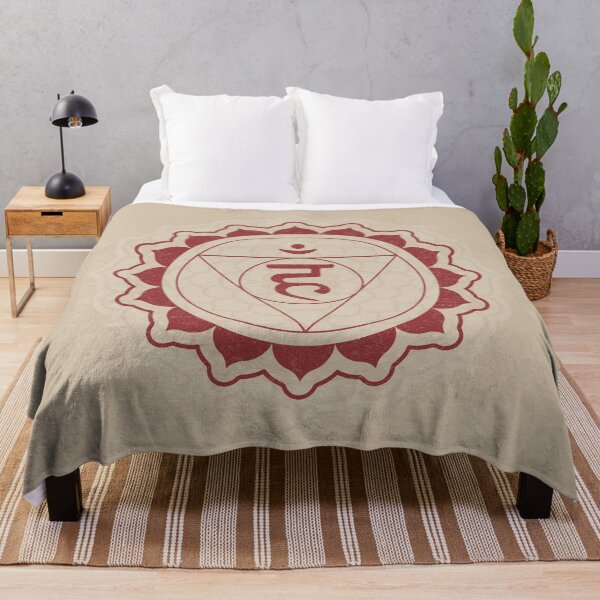 Item preview, Throat Chakra Mandala - Dove + Ruby designed and sold by Irene Estelle.