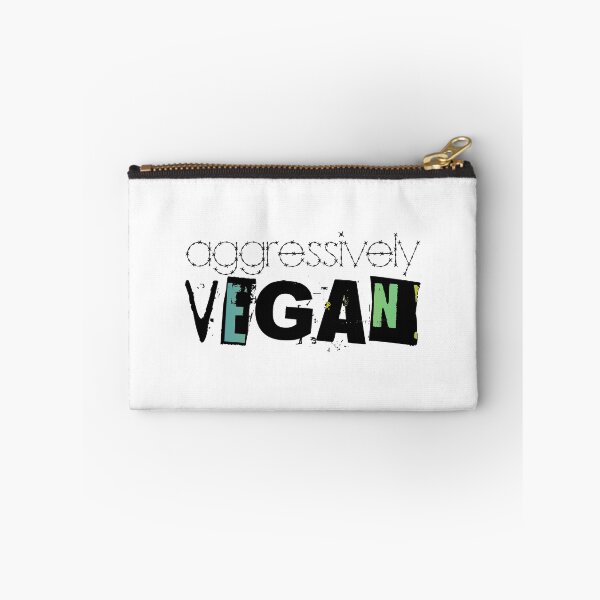 Item preview, Aggressively Vegan designed and sold by BovineDesignsCA.