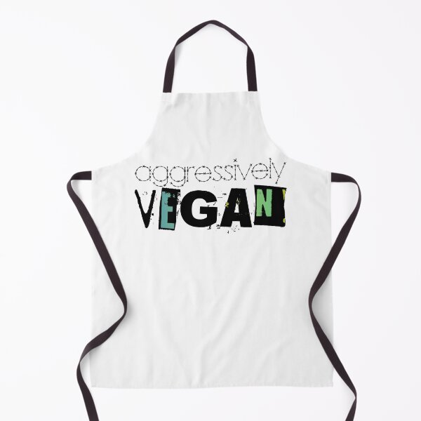 Item preview, Aggressively Vegan designed and sold by BovineDesignsCA.