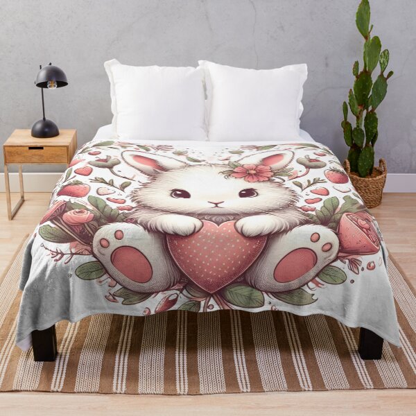 Item preview, Strawberry Stroppy Bunny designed and sold by RachelRebel.