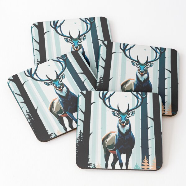 Item preview, The Majestic Buck in Blue designed and sold by Strix-Designs.