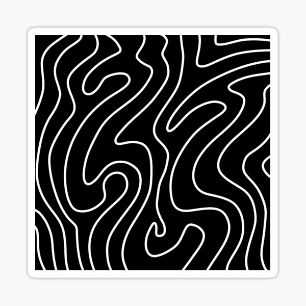 Item preview, Black and White Ripples designed and sold by Starksi.