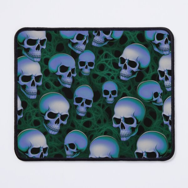 Item preview, Patrón de calavera verde designed and sold by SumSnarky.