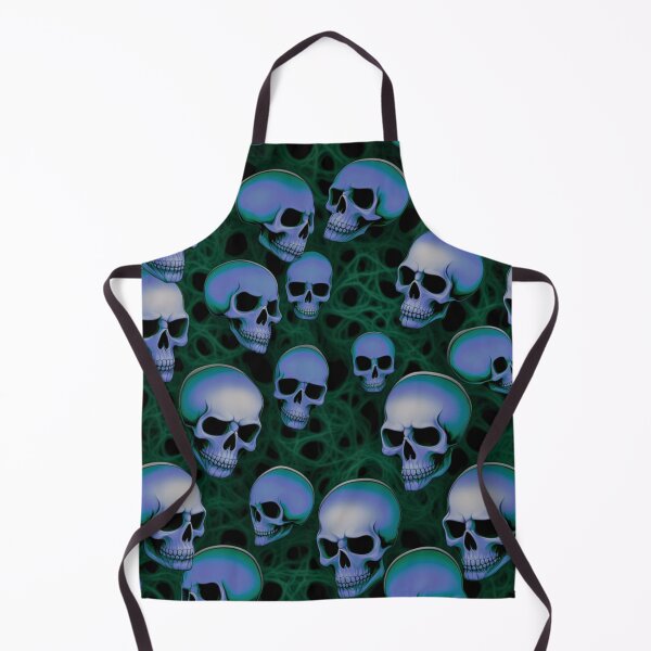 Item preview, Patrón de calavera verde designed and sold by SumSnarky.