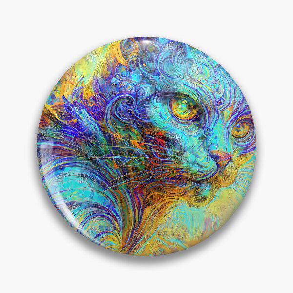 Item preview, Abstract abstraction of castle and cat. DeepDream designed and sold by blackhalt.