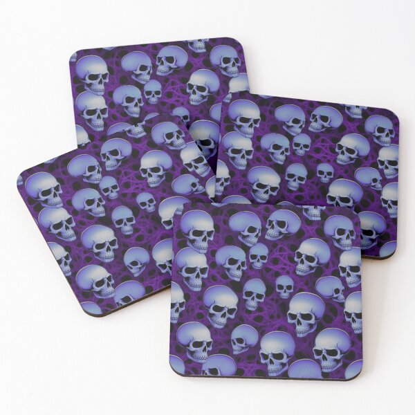 Item preview, Purple Skull Pattern  designed and sold by SumSnarky.