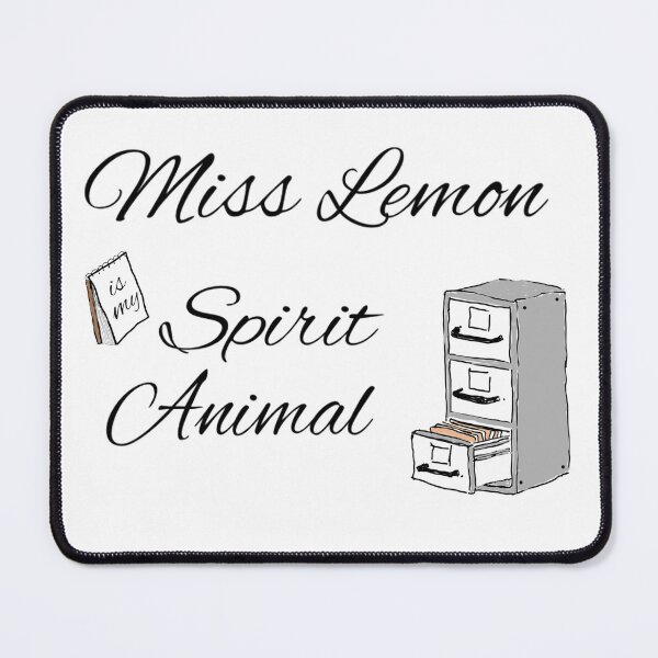 Item preview, Miss Lemon is my Spirit Animal designed and sold by FunandWhimsy.