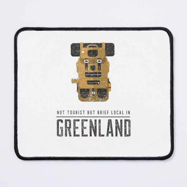 Item preview, Brief Local In Greenland Arctic Travel Destination Earth Tone Washed Backpack Illustration designed and sold by GraTEEtude.