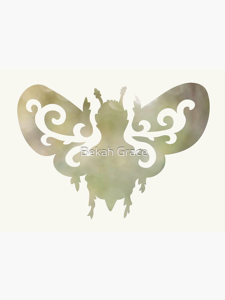 Thumbnail 2 of 2, Art Board Print, Foresty Bumblebee designed and sold by Bekah-Grace.