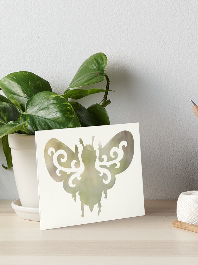 Thumbnail 1 of 2, Art Board Print, Foresty Bumblebee designed and sold by Bekah-Grace.