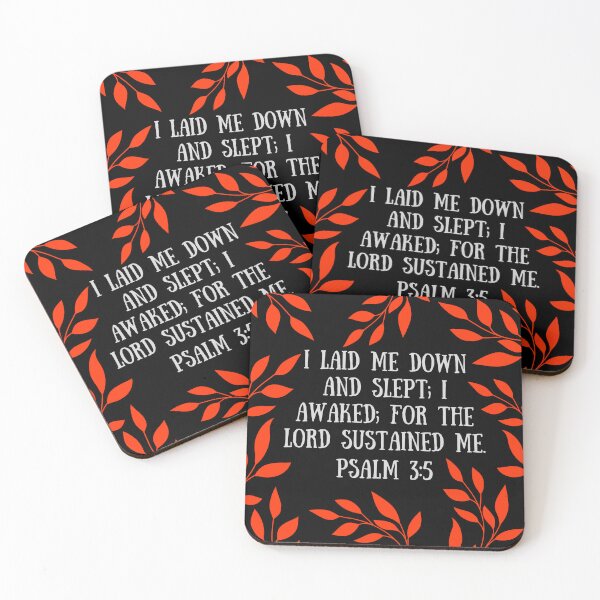 Item preview, Faith in God, Psalm, 3:5 designed and sold by MoriaStore.