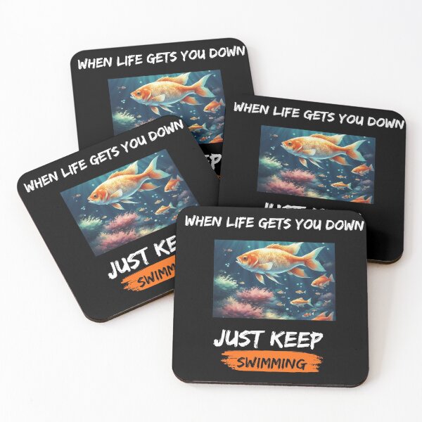 Item preview, Just keep swimming designed and sold by Jenswhim.
